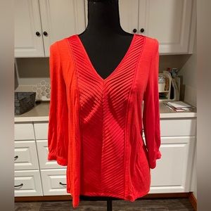 SWEET GREY red blouse